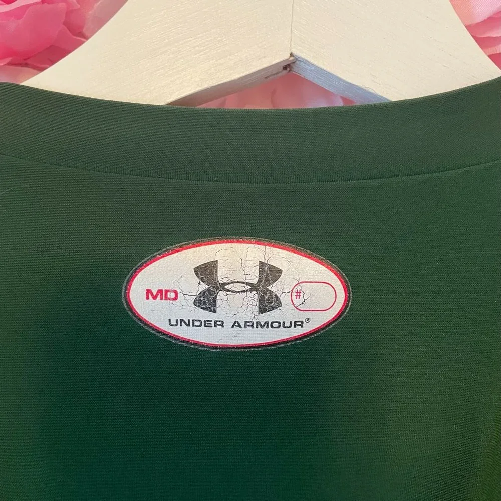 S/XS Deep Forest Green Under Armour Athletic Top - Picture 4 of 6